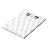 Kawaii Frankenstein Mummy Dracula Notitieblok (Gedraaid)