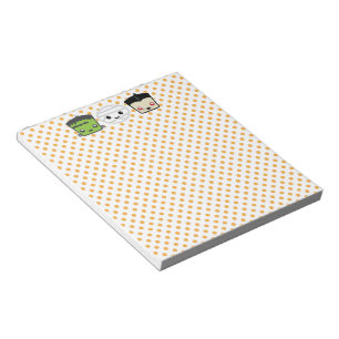 Kawaii Frankenstein Mummy Dracula Notitieblok