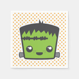 Kawaii Frankenstein Napkins Servet