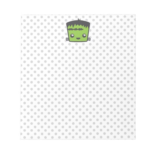 Kawaii Frankenstein Notitieblok (Voorkant)