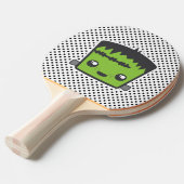 Kawaii Frankenstein Ping Pong Paddle Tafeltennisbatje (Voorkant Gekanteld)