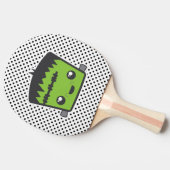 Kawaii Frankenstein Ping Pong Paddle Tafeltennisbatje (Zijkant)