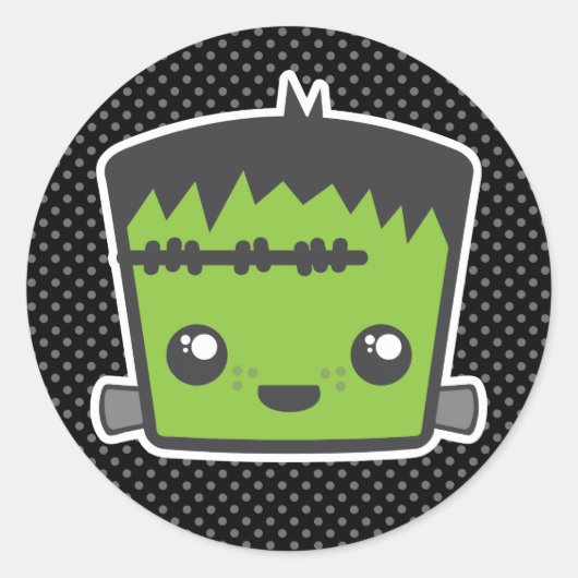 Kawaii Frankenstein Stickers (Voorkant)