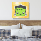 Kawaii Frankenstein Toile enveloppée (Insitu(Chambre))