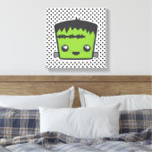 Kawaii Frankenstein Toile enveloppée (Insitu(Chambre))