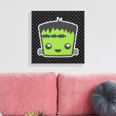 Kawaii Frankenstein Toile enveloppée (Insitu(Salon))