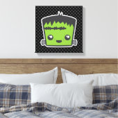 Kawaii Frankenstein Toile enveloppée (Insitu(Chambre))