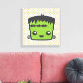 Kawaii Frankenstein Toile enveloppée (Insitu(Salon))