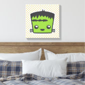 Kawaii Frankenstein Toile enveloppée (Insitu(Chambre))