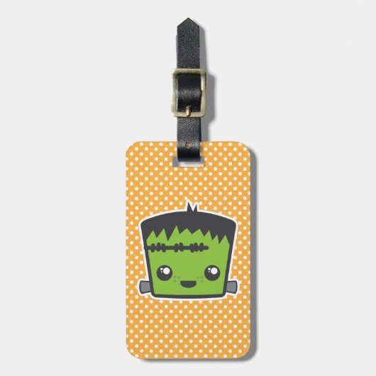 Kawaii Frankenstein Travel Bagagelabels (Voorkant verticaal)