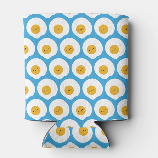 Kawaii Fried Eggs Blikjeskoeler (Achterkant)