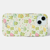 Kawaii Frog Rainy Day Pattern Phone Case (Achterkant (horizontaal))
