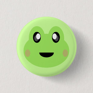 KAWAII FROG SUPER CUTE SWEETY RONDE BUTTON 3,2 CM