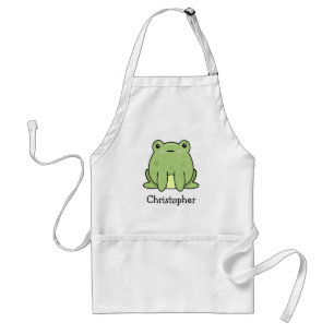 Kawaii Frog, Toad Personalized Standaard Schort