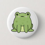 Kawaii Frog, Toad Ronde Button 5,7 Cm (Voorkant)