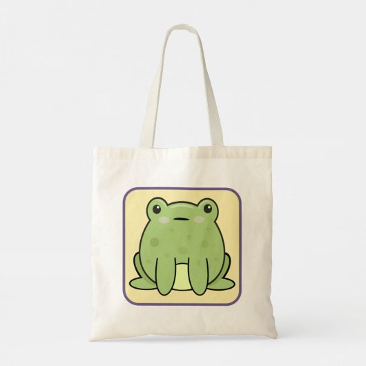 Kawaii Frog, Toad Tote Bag (Achterkant)