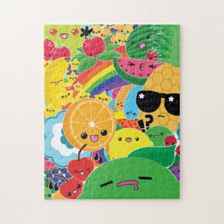 Kawaii Fruit Bash 8x10 Puzzle Legpuzzel