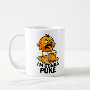 Kawaii Fruit Grappig Sinaasappel Juice Koffiemok