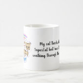 Kawaii Fun Cue Super Cat Mug (Centre)