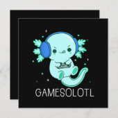 Kawaii Gamesolotl Axolotl Gamer (Voorkant / Achterkant)