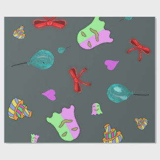 Kawaii Geest Cute Spooky Halloween Patroon Cadeaupapier
