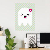Kawaii-geest Poster (Thuiskantoor)
