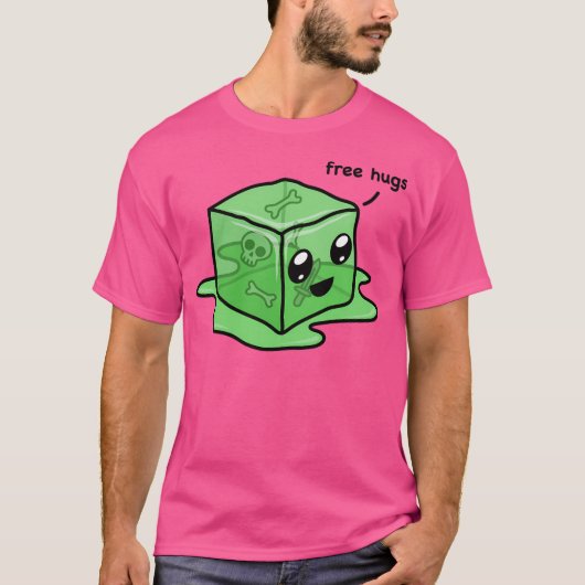 Kawaii Gelatinous Cube T-shirt (Voorkant)