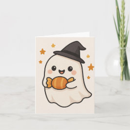 Kawaii Ghost beroemd gemaakt door Halloween Snoep