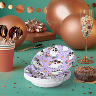 Kawaii Ghost Bubble Tea Pattern – Schattigee paste Papieren Kommen