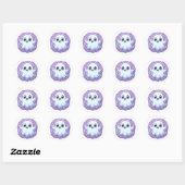 Kawaii Ghost Craft Autocollant – Déco Halloween Pa (Feuille)