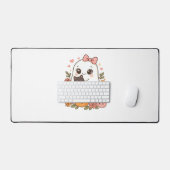Kawaii Ghost Halloween Chat noir Citrouille Chat c (Clavier et souris)