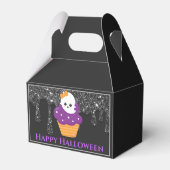 Kawaii Ghost Halloween Cupcake Bedankdoosjes (Achterkant)