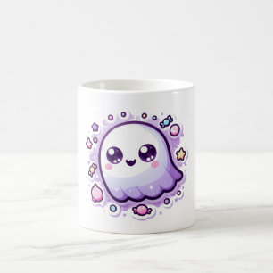 Kawaii Ghost Mok Schattige Pastel Halloween Koffie