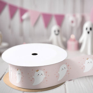 Kawaii Ghost Pink Halloween Lint
