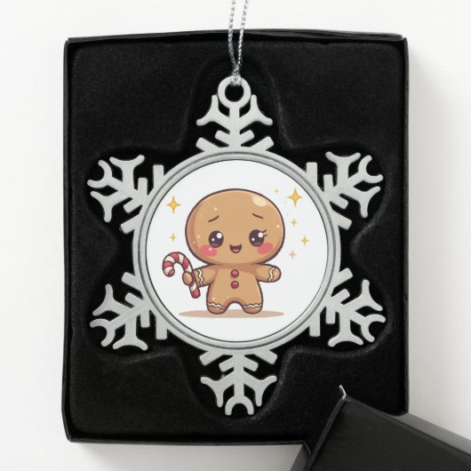 Kawaii Gingerbread Man Cute Christmas Ornament (Kistje)