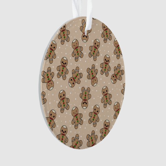 Kawaii Gingerbread Man Pattern (devant)