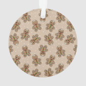Kawaii Gingerbread Man Pattern  (dos)