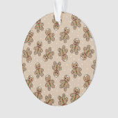 Kawaii Gingerbread Man Pattern  (devant)