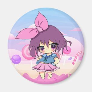 Kawaii girl magnet magneet