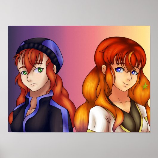 Kawaii Girls Poster (Voorkant)