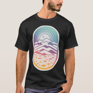 Kawaii Goudvis Blauw T-shirt