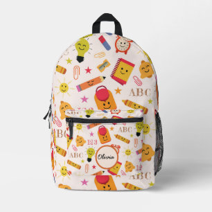 Kawaii Grappige Schoolbenodigdheden Aangepaste Naa Bedrukte Rugzak