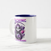 Kawaii Grim Faucheuse enseignant café Mug (Devant gauche)