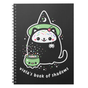 Kawaii Grunge Book of Shadows with Witch Kat Notitieboek