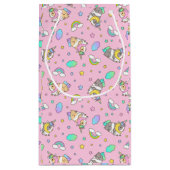 Kawaii Guinea Pig Unicorn Pattern in Roze Klein Cadeauzakje (Achterkant)