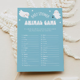 Kawaii Halloween Baby Dier Baby shower Spel Kaart