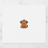 Kawaii Halloween Dog � Pumpkin Puppy Sticker Class (Étiquettes simples)