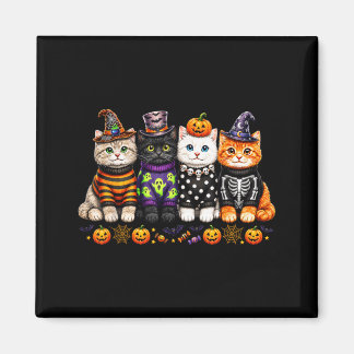 Kawaii Halloween kattenliefhebbers Schattige griez Magneet