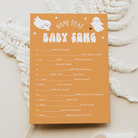 Kawaii Halloween Nom Que Baby Song Carte Jeu