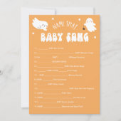 Kawaii Halloween Nom Que Baby Song Carte Jeu (Devant)